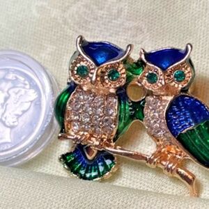 Owl Brooch for Women collar jewelry #206070754237
